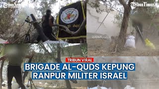 Coba Terobos Poros Selatan Gaza, Brigade Al-Quds Kepung Kendaraan Militer Israel dengan Lava Mortir
