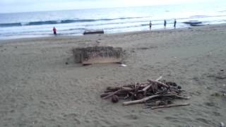 PRENSALIBRENAGUA EL MAR SE ALEJA UN POCO ZONA MALECON NAGUA 13 de junio de 2016