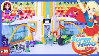 LEGO DC Superhero Girls Super Hero High School Build Part 1 Review Silly Play - Kids Toys
