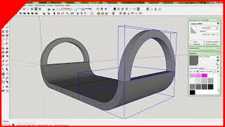 Testing Fredo Scale Plugin for Radial Bending Sketchup Objects