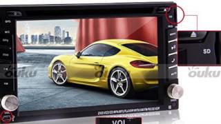 Ouku 2014 New Model 6 2 Inch Double 2 DIN In Dash Car DVD Player Review