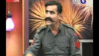 Rasheed Charan Host Guest Wahid Raza Police Man Live on KTN. upload by Nisar Charan
