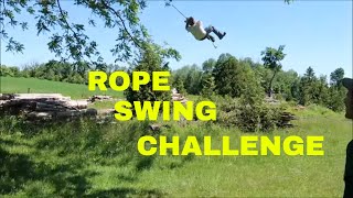 Rope Swing Challenge: The Good, The Bad, The Ugly. | Aquachigger
