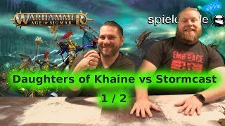 Age of Sigmar Weihnachtsreport - Daughters of Khaine VS Stormcast 1/2