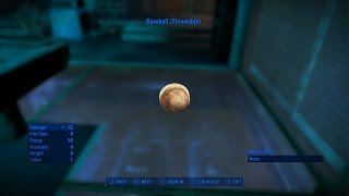 Fallout 4 Mod of the day: Throwable Baseballs