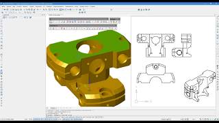 Пример работы с трёхмерной моделью с помощью модулей 3D моделирование и 2D зависимости