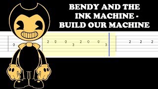 Bendy and the ink Machine - Build Our Machine (Easy Guitar Tabs Tutorial) Da Games