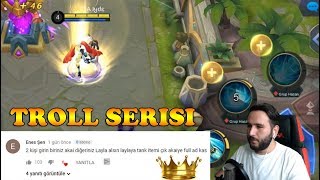 Troll serisi | Layla'ya tank Akai'ye suikastçi çık | Mobile Legends