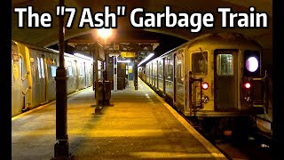 ⁴ᴷ The "7 Ash" Garbage Train on the Astoria and Flushing Lines