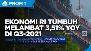 Imbas Kebijakan PPKM, Ekonomi RI Tumbuh Melambat 3,51% Yoy di Q3-2021