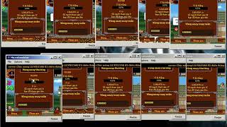 [ ninja school online ] nakarawa đánh vxmm thường combo 10acc cân sv5