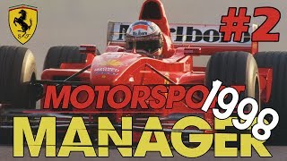 MOTORSPORT MANAGER - FERRARI 1998 PART #2 - RETRO F1 MOD