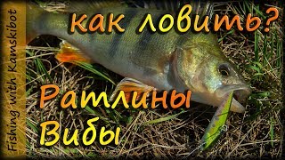 Как ловить на ратлины и вибы летом на спиннинг, на примере Kosadaka Ion Vib