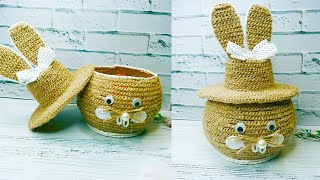 Поделки из джута своими руками/Ваза своими руками/Jute crafts/DIY