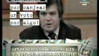 678 23 09 09 debate por la Ley de Medios, el voto del Partido Socialista