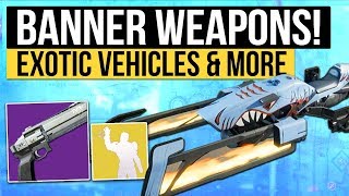 Destiny 2 Update | New Iron Banner Weapons, Faction Ornaments, Insane Exotic Vehicles & Trials Loot!