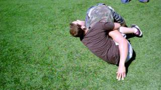 Free for all wrestling match