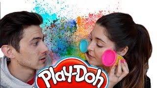 MAN VS WIFE LE PLAY-DOH CHALLENGE