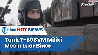 Tank T 80BVM Gunakan Tembakan Langsung Hancurkan Kendaraan Lapis Baja Ukraina