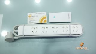 [Chiếm Tài Mobile] - Giới thiệu  Ổ cắm Xiaomi Mi Power Strip 5 cổng có kết nối wifi