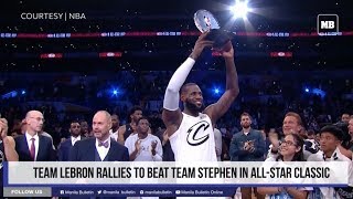 Team LeBron rallies to beat Team Stephen in All-Star classic