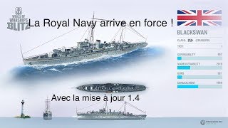World of Warships Blitz - Blackswan - Croiseur britannique Tiers I