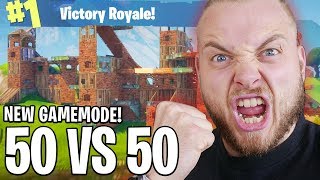 INSANE NEW 50 VS 50 GAMEMODE!! - FORTNITE BATTLE ROYALE!! #12