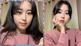 봄 웜 라이트 데일리 메이크업 화사한 핑크 코랄st | 봄 웜 추천템 가득 | spring warm tone makeup