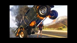 GTA 5 - Трюки, Аварии и Приколы! [#1]