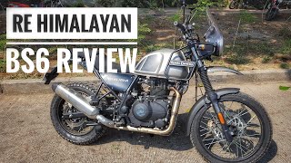 ROYAL ENFIELD HIMALAYAN BS6 GREY FULL REVIEW | 5 NEW CHANGES | PRICE, EXHAUST
