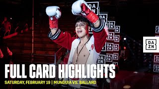 FULL CARD HIGHLIGHTS | Jaime Munguía vs. D'Mitrius Ballard