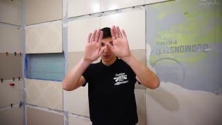 Раскладка плитки в ванной комнате.