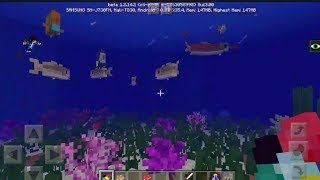 Обзор майнкрафта 1.3 (водоросли физика воды, Коралловые блоки)...