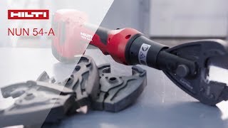 INTRODUCING Hilti Universal Crimper and Cutter NUN 54-A