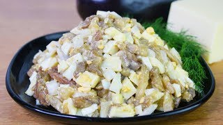 БЫСТРЫЙ САЛАТ на ПРАЗДНИЧНЫЙ СТОЛ | ИСЧЕЗНЕТ МОМЕНТАЛЬНО!