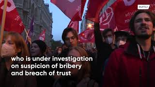 Protesters call for Austrian Chancellor Kurz to resign amid corruption allegations
