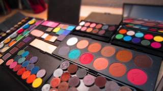 Makeup Collection, Storage + Lighting Set-Up