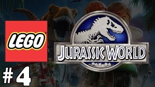 LEGO Jurassic World #4 - [Jurassic Park] Velociraptor Showdown! Clever Girl!