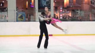 Ирина Бабченко - Виталий Никифоров FD test skate 2010.08.29