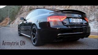 Audi RS5 V8 | Armytrix Система выхлопа VALVETRONIC | обороты & ускорение звук!