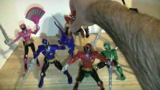 Power Rangers Samurai Mega Rangers and mooger review.
