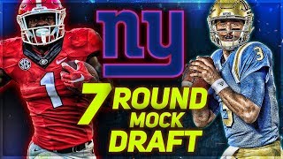 NEW YORK GIANTS 2018 MOCK DRAFT -- DONT BE STUPID, DRAFT A QB