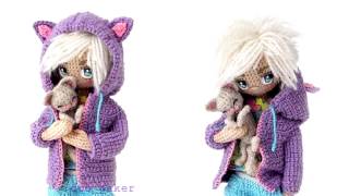 ИДЕИ ДЛЯ ВДОХНОВЕНИЯ КАРКАСНЫЕ КУКЛЫ КРЮЧКОМ ♥ КУКЛЫ ЛУЧШИХ МАСТЕРОВ ♥  CROCHET DOLLS
