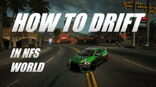How to drift in NFS World