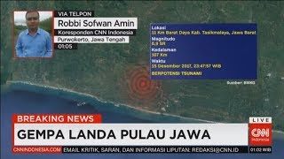 Breaking News! Gempa Landa Pulau Jawa, Gempa Tasikmalaya 6,9 SR