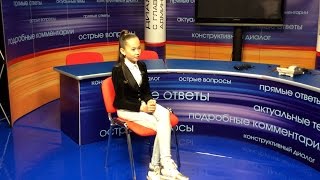 Дарья Ким. Телеканал "ОРЕОЛ-ТВ" Гатчина. прямой эфир. 2015