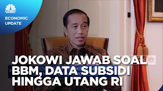 Jokowi Jawab Persoalan Harga BBM, Data Subsidi Hingga Utang RI