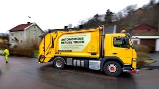 Volvo pioneers autonomous, self-driving refuse truck in the urban environment