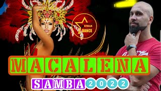 MACALENA || Samba 2022 || Coreografia + Tutorial || Andrea Stella feat Petronela Calciu