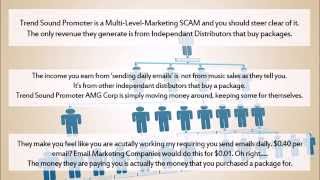 Trend Sound Promoter Scam / Fraud - Review of TrendSoundPromoter.com
